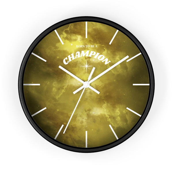 Born to be a Champion Wall Clock