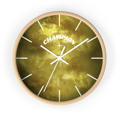 Born to be a Champion Wall Clock