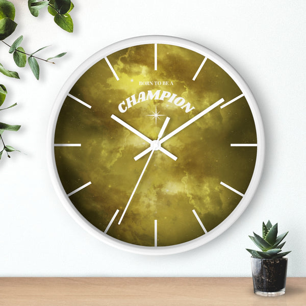 Born to be a Champion Wall Clock