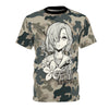 Senpai Anime Girl Army Calls Unisex AOP Tee