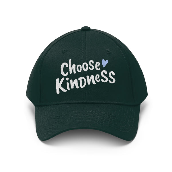 Choose Kindness Heart Unisex Twill Hat