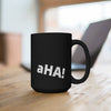 aHA! Black Mug 15oz