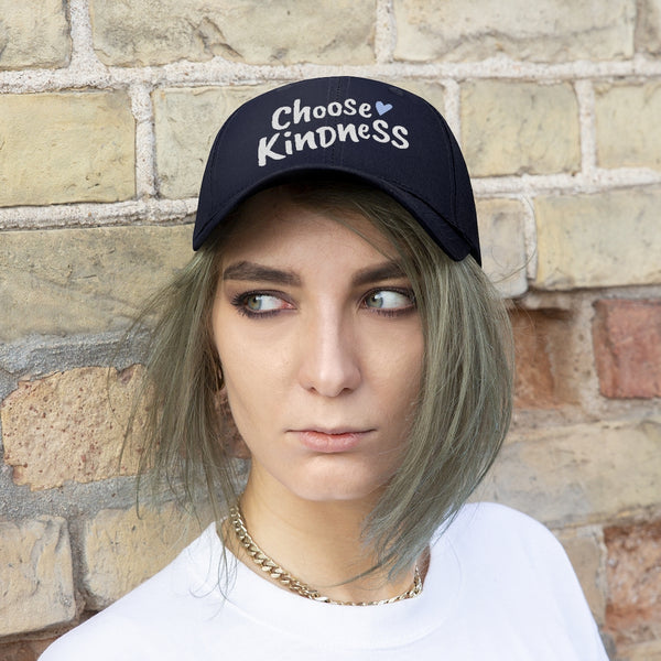Choose Kindness Heart Unisex Twill Hat
