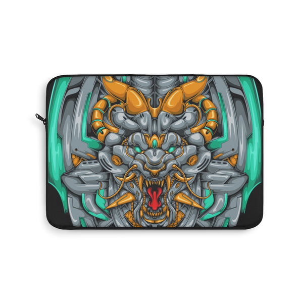 Mecha Dragon Emerald Laptop Sleeve