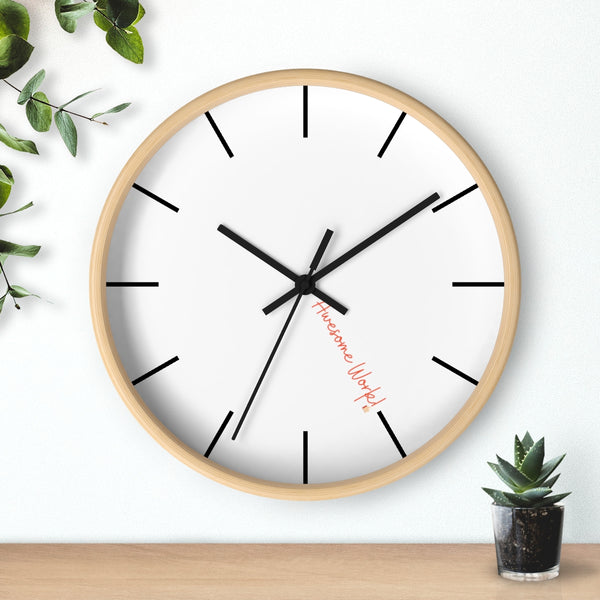 Awesome Work Thumbs Up Wall Clock