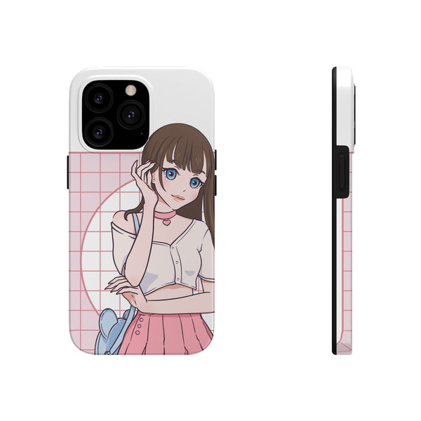 Fashion Model Anime Girl Tough Phone Case