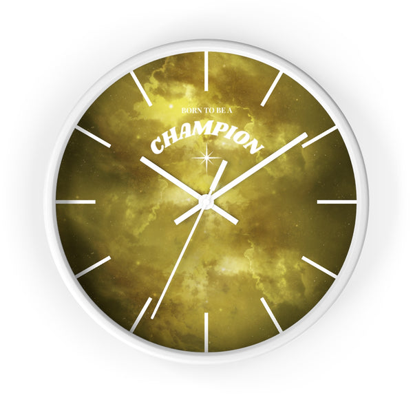Born to be a Champion Wall Clock