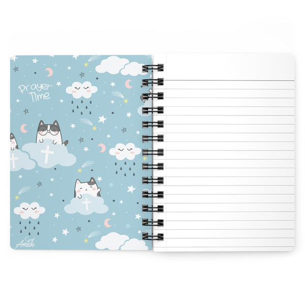 My Little Prayer Book Cat Clouds (Blue)