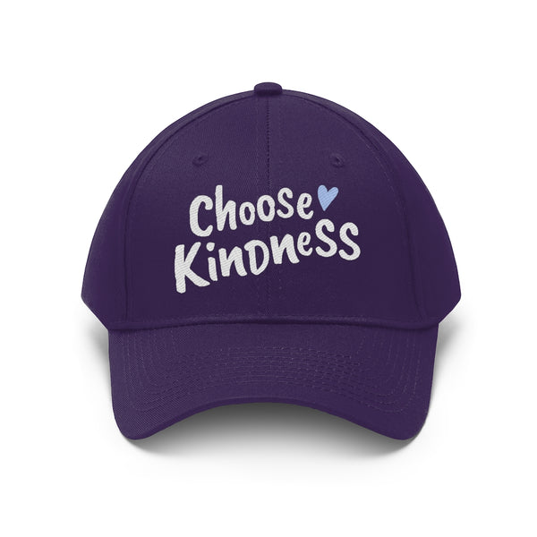 Choose Kindness Heart Unisex Twill Hat