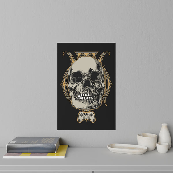 Gaming Skull King Removable Wall Decal