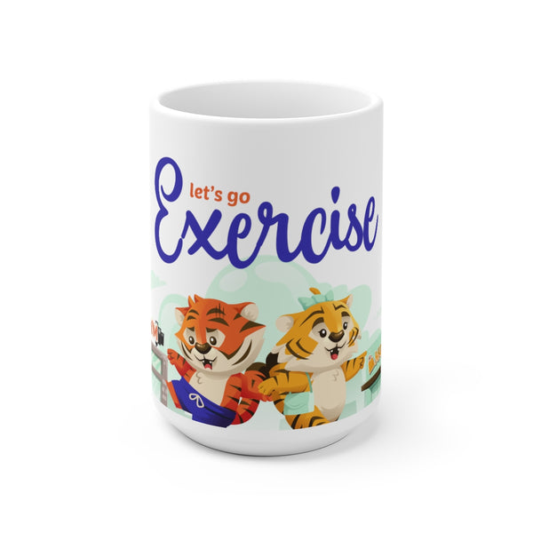 Let's Go Exercise Kai & Kika Mug
