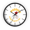 Passion Starts with You Wall Clock