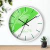 Relax Fresh Leaf Wall Clock