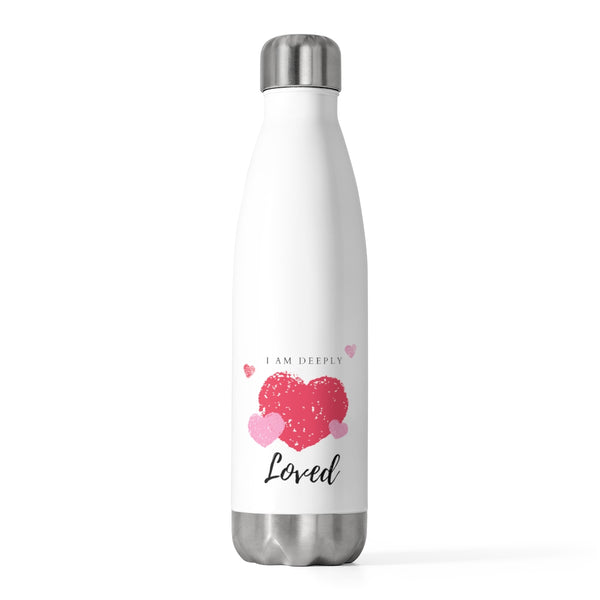 I am Deeply Loved Valentine 20oz Insulated Bottle