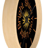 Shine Your Light Bright Astrology Wall Clock