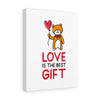 Love is the Best Gift Balloon Bear Canvas Gallery Wraps