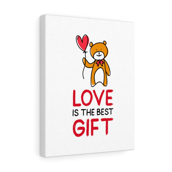 Love is the Best Gift Balloon Bear Canvas Gallery Wraps