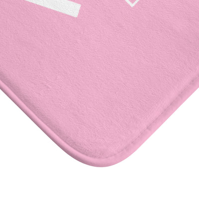 Inhale Hope Pink Bath Mat
