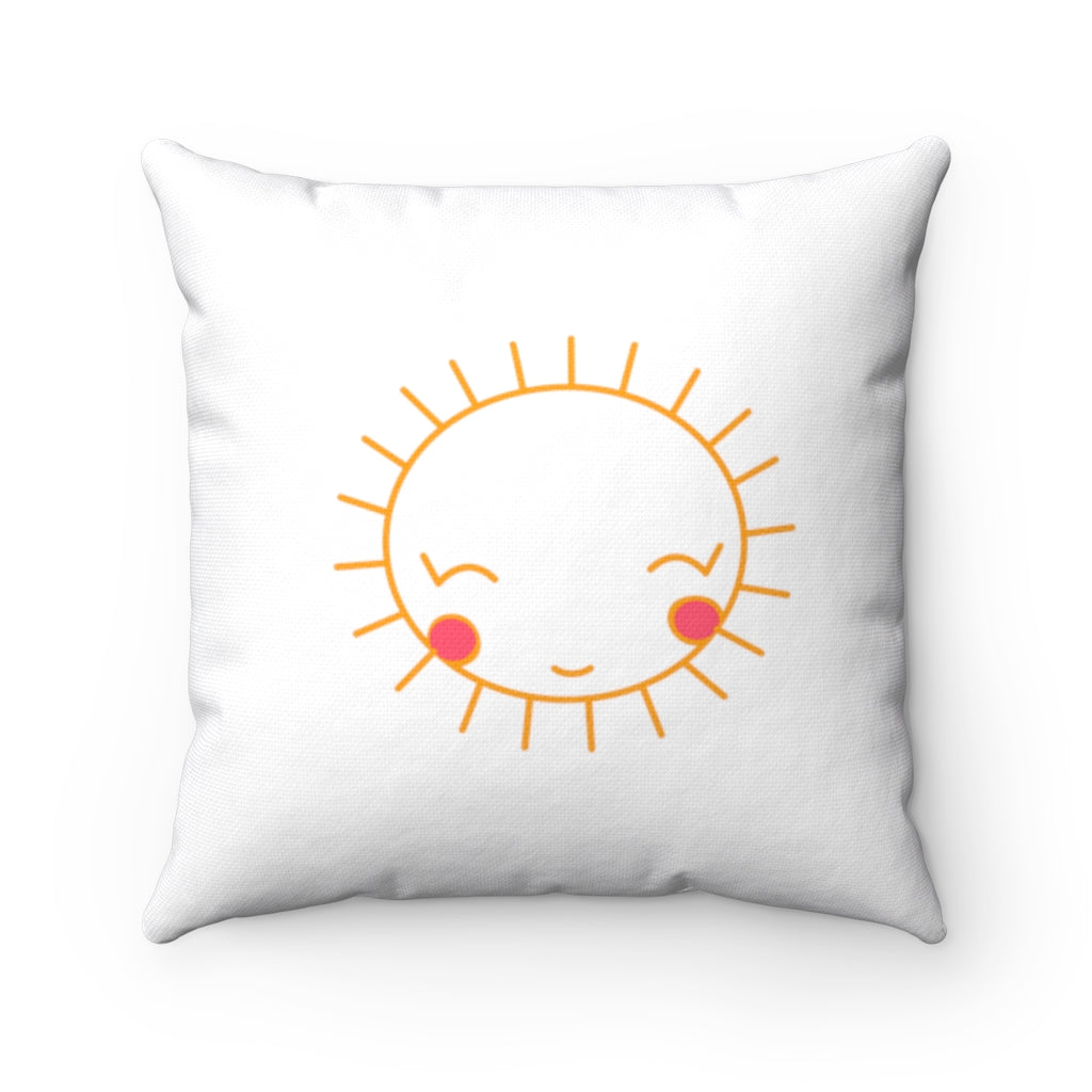 Hope, Dream, Achieve Sunshine Spun Polyester Square Pillow