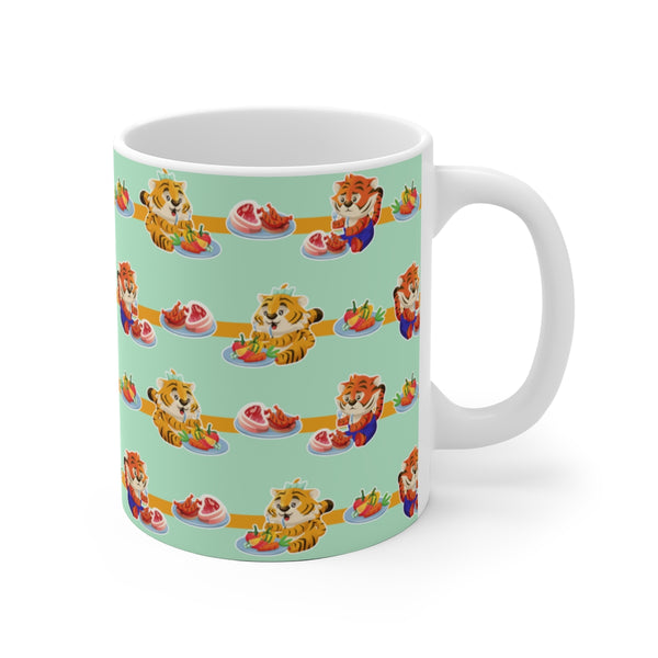 Meat Diet Kai & Kika Ceramic Mug