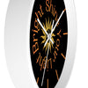 Shine Your Light Bright Astrology Wall Clock