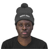 Inhale Hope Exhale Negativity Pom Pom Beanie