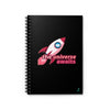 The Universe Awaits Rocket Spiral Notebook - Ruled Line