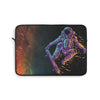 Jumping Over the Nebula Astronaut Laptop Sleeve