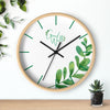 Grow Well Beautiful Sprout Wall Clock