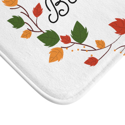 Change Can Be Beautiful Fall Wreath Bath Mat