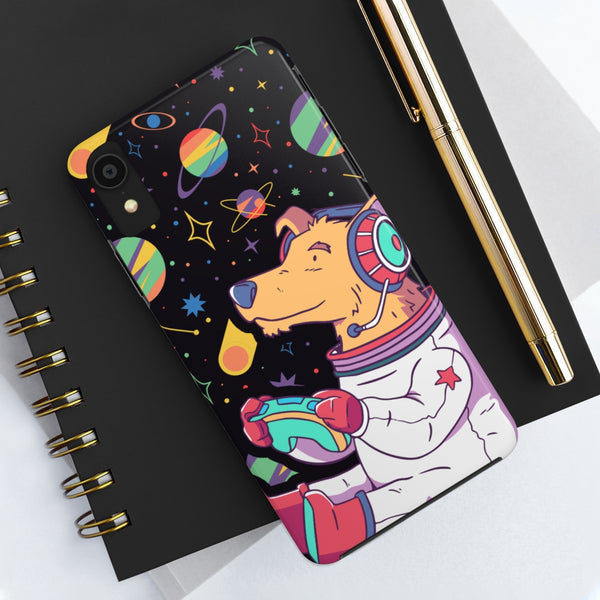 Astronaut Pup Gamer Tough Phone Case