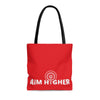 Aim Higher Towards Your Goal Tote Bag