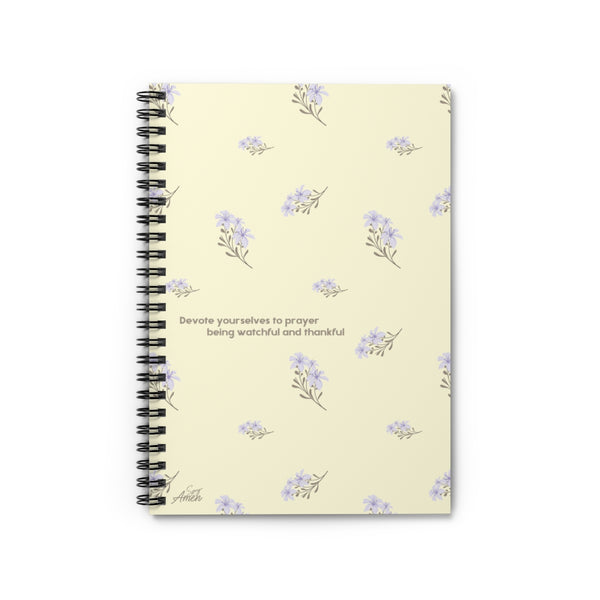 Devote Yourself to Prayer Lavender Prayer Journal