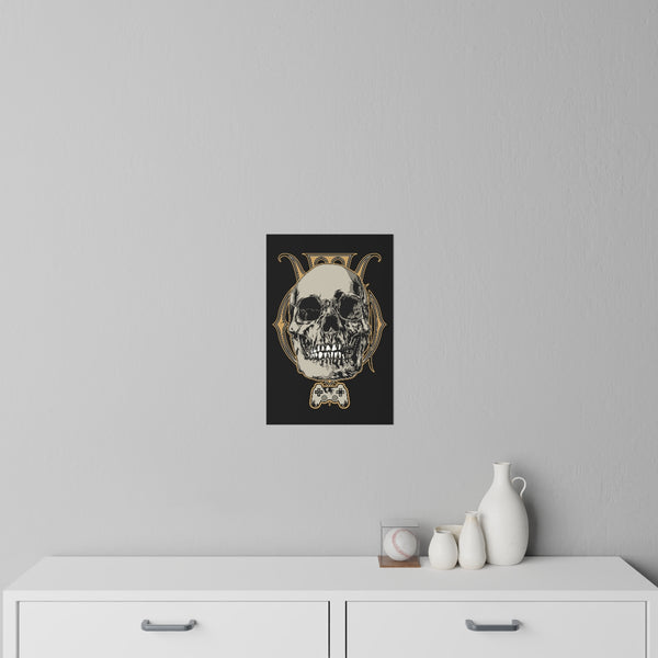 Gaming Skull King Removable Wall Decal