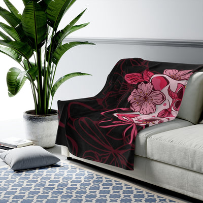 Japanese Cat Mask Anime Blanket