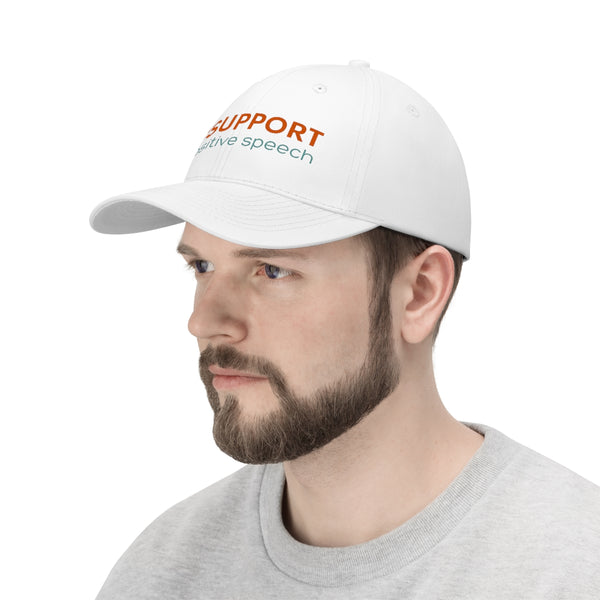 Support Positive Speech Unisex Twill Hat