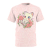 Cats and Roses Have Me Smiling Unisex AOP Tee