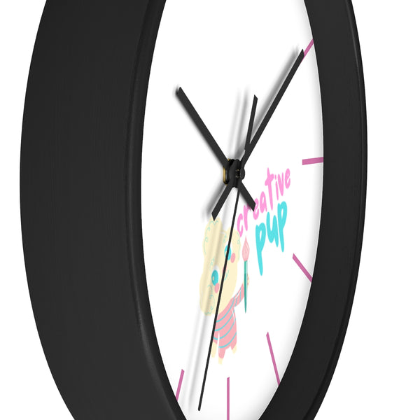 Creative Pup Artistic Flair Wall clock