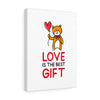 Love is the Best Gift Balloon Bear Canvas Gallery Wraps