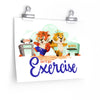 Let's Go Exercise Kai Kika Poster