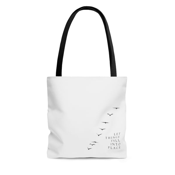 Let Things Fall Into Place Birds  Tote Bag