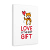 Love is the Best Gift Balloon Bear Canvas Gallery Wraps