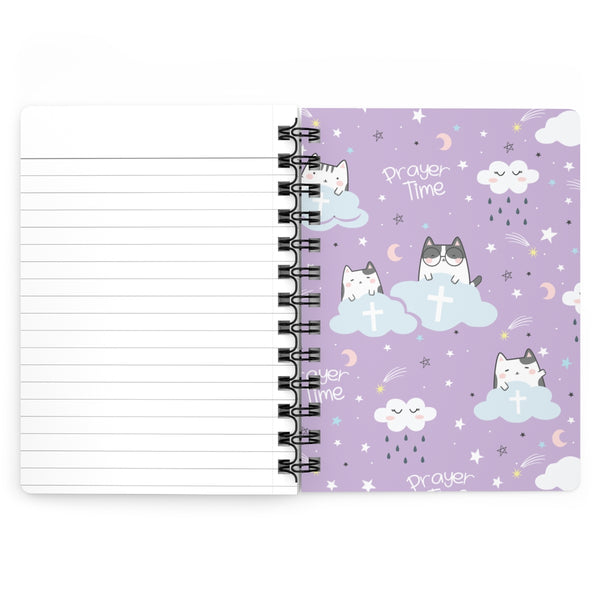 My Little Prayer Book Cat Clouds (Purple)