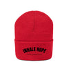 Inhale Hope Exhale Negativity Knit Beanie