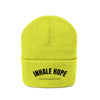 Inhale Hope Exhale Negativity Knit Beanie