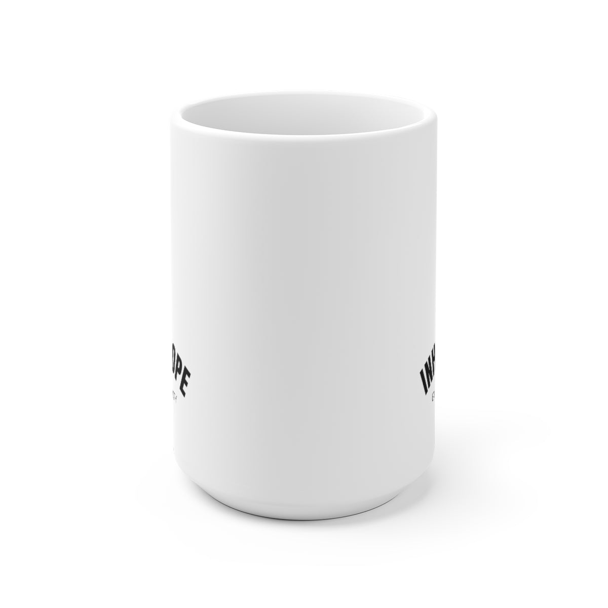 Inhale Hope Exhale Negativity White Ceramic Mug