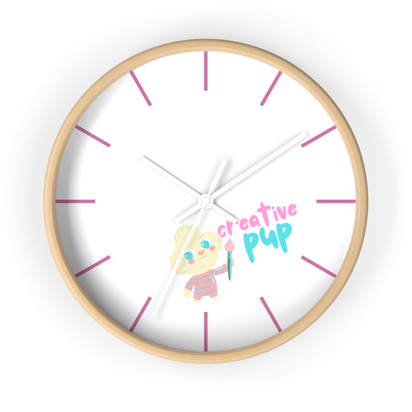 Creative Pup Artistic Flair Wall clock