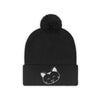 Give Thanks Meow Kitty Pom Pom Beanie