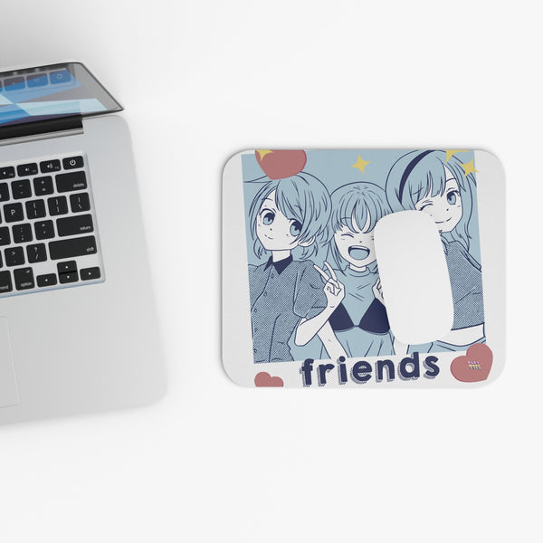 Friends Anime Girls Fun Mouse Pad