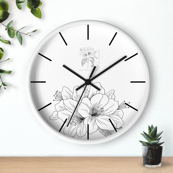 Grow What You Know Reap What You Sow Wall Clock